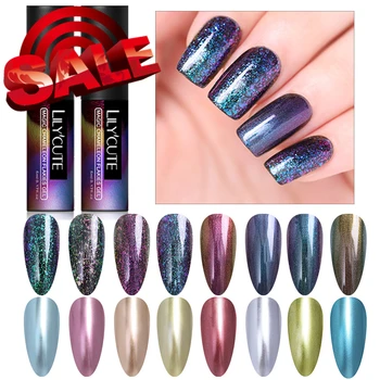 

LILYCUTE 5ml Chameleon Gel Polish Flakies Metal Gel Matte Gel Jelly Nail Varnish Glitter Nails Gel Nail Art Soak Off UV Gel