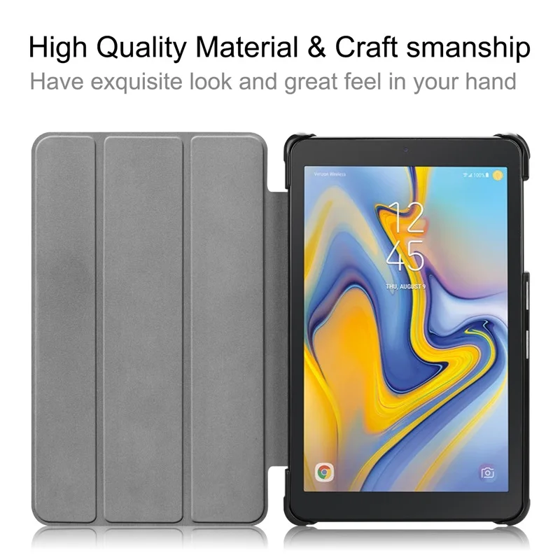 Тонкий чехол для Samsung Galaxy Tab a 8 0 SM T387 2018 планшета защитный чехол/чехол из