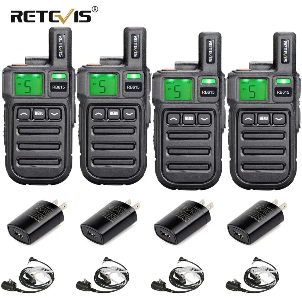 4 шт. мини-рация Retevis RB615/RB15 PMR PMR446 446 | Мобильные телефоны и аксессуары