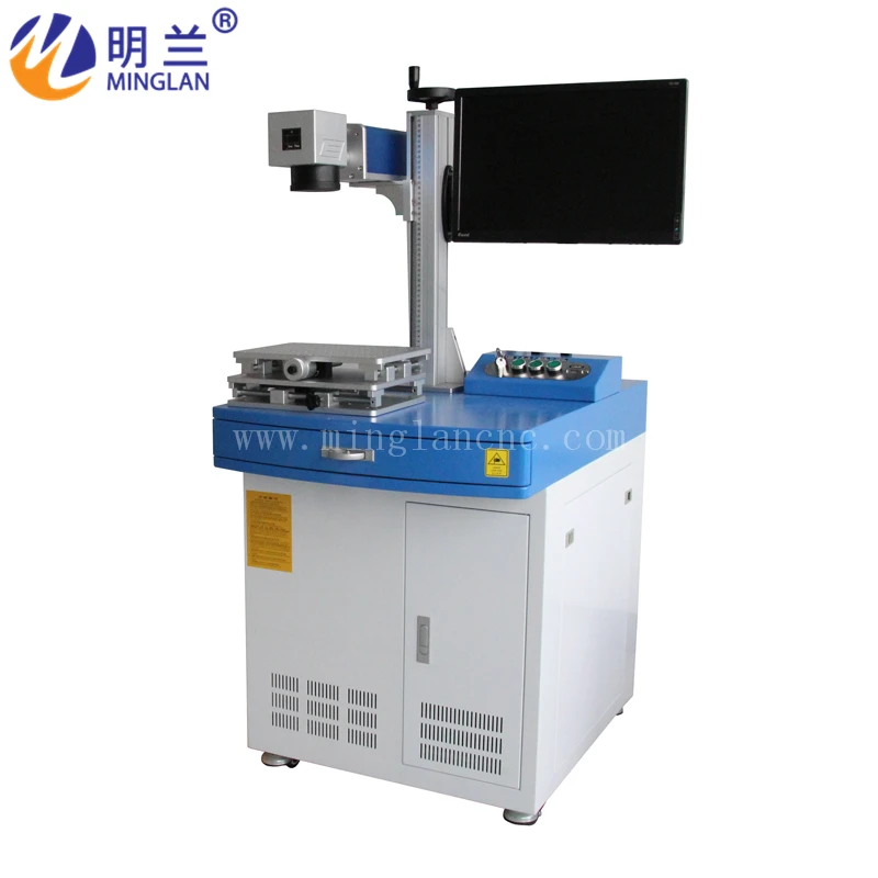  Fiber Laser Marking Machine with 2d table and computer