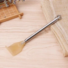 Телескопическая Нержавеющая сталь Backscratcher задняя головы массаж ног Self-массажный инструмент