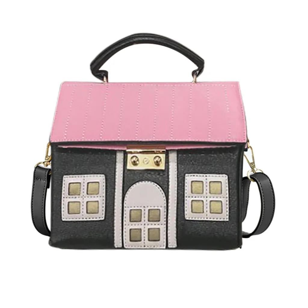 

Crossbody Bags For Women Casual Fashion Women Shoulder Bag Hasp Creative And Strange House Purse Shoulder Bag Handbag Bags bolsa