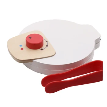 

Children Early Education Model Wood Pancake Machine Muffins Breakfast Combination Girl And Boy Kitchen Cooking Play House To