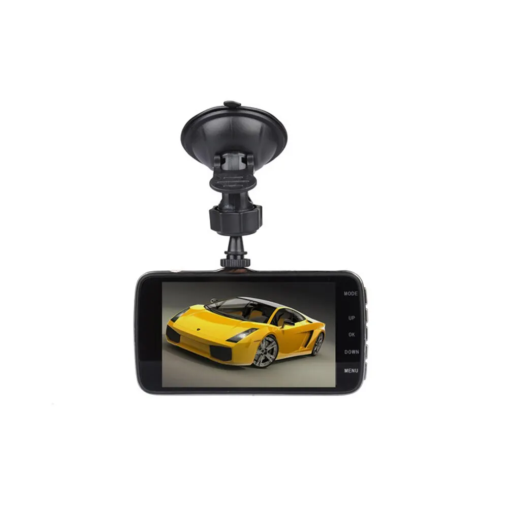 FHD 1080P 4in lcd ips Двойной объектив Автомобильный видеорегистратор приборная панель камера 170 ночь