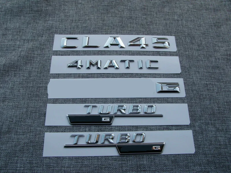 1 комплект багажник эмблема количество букв Стикеры для A M G CLA45 4matic