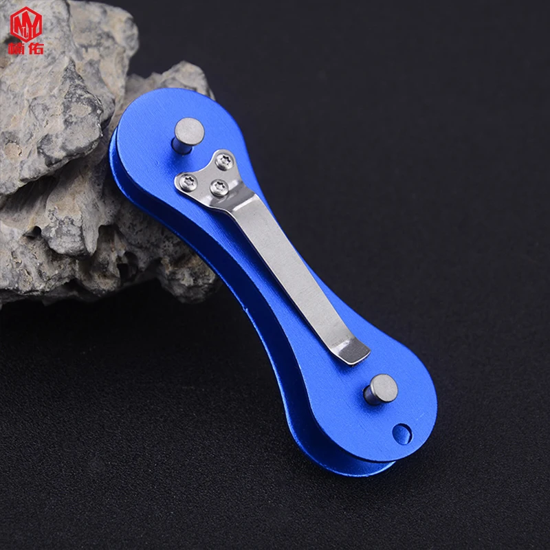 

1PCS Hot Sale!!! Smart Keychain Storage Box EDC Pocket Tool Smart Leather Keychain Storage Bag