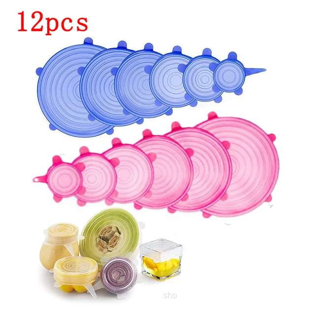 Tapas de silicona elásticas reutilizables resistentes al calor para  envolver alimentos (11 cm) Likrtyny Para estrenar