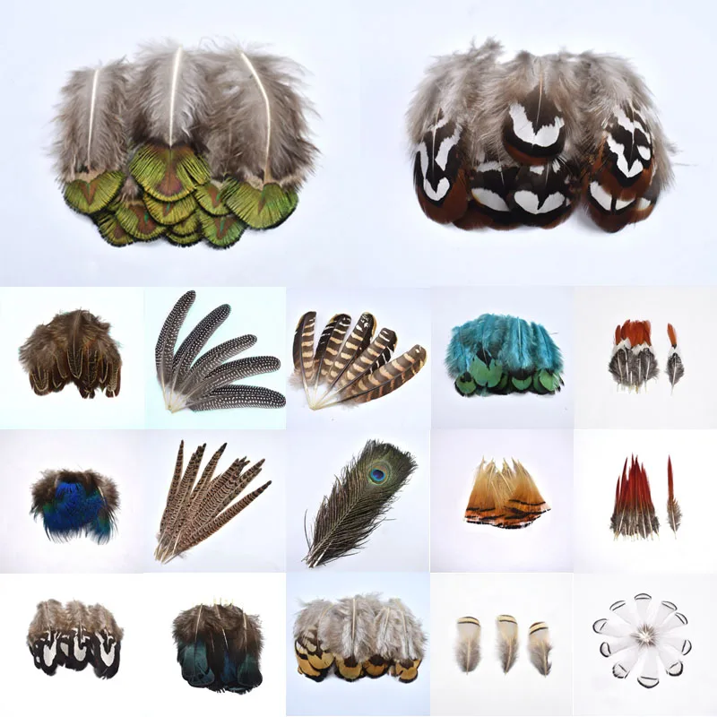 Natural ostrich Pheasant feathers for crafts DIY peacock feathers for jewelry making Home party decoration plumas ostrich feathers pheasant feathers natural feathers craft feathers peacock feather decoration