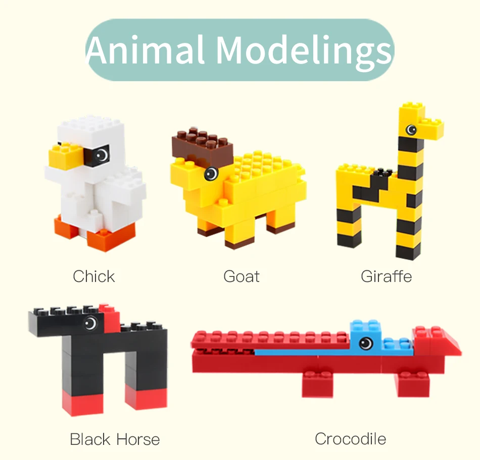 200-2000Pcs Building Bulk Blocks Toys Compatible All Brands Classic City DIY Creative Bricks Model Figures Educational Kids