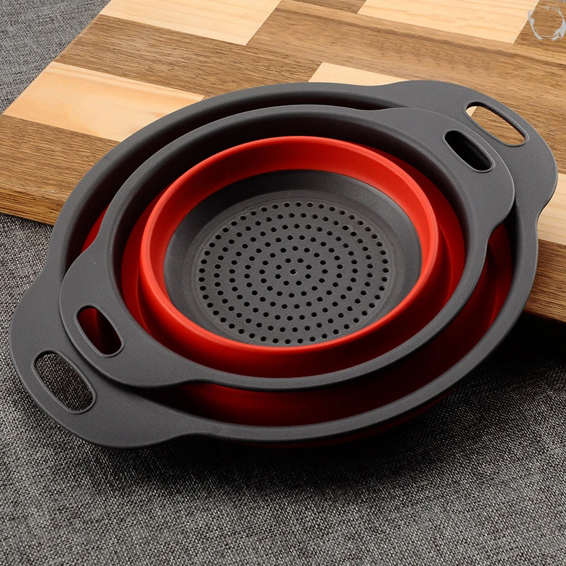 

Silicone Folding Drainer Vegetable Strainer For Sink Folding Drainer Stainer Kitchen