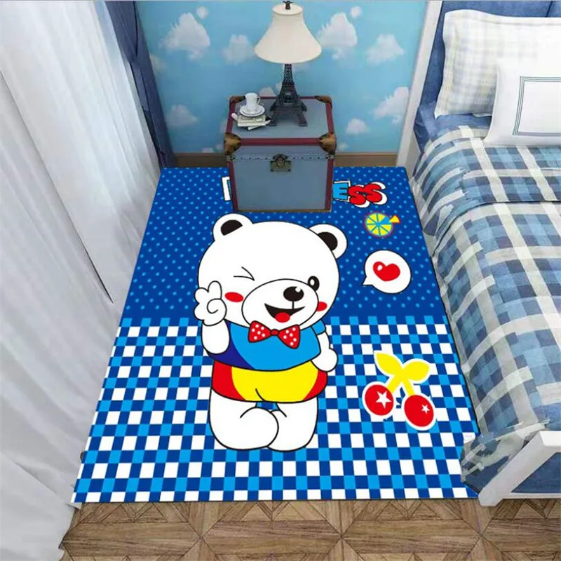 Funny Cartoons Carpet 3D Printed Carpet Square Anti-Skid Area Floor Mat Rug Non-slip Mat Dining Room Living Soft Carpet 02 pig rabbit carpet 3d printed carpet square anti skid area floor mat rug non slip mat dining room living soft carpet 04