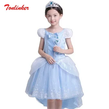 

Halloween Girls Cosplay Costume With Accessories Crown Sets Princess Halloween Christmas Performance Dress Ball Gown