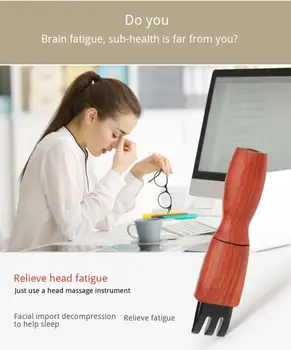 

Stone Electric Head Relax Massager Gua Sha Dredge Points Head Face Body Massager Face Lift Tool Stress Relief Massage Health