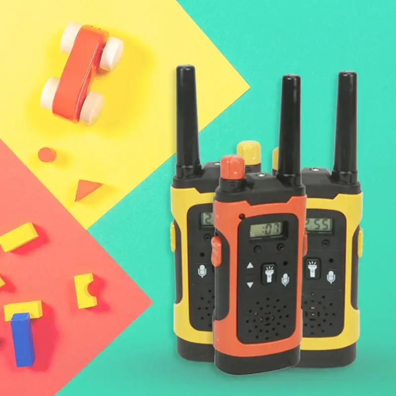 2 шт. игрушечные рации Мобильная связь на большие расстояния телефон Интерактивная игрушка ЖК-дисплей беспроводной детский подарок на день рождения