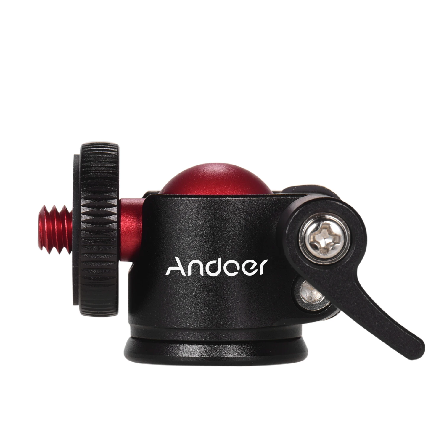 Tripod Ball Head Camera Panoramic Head Andoer Mini Tripod Ball Head 360 Degree Swivel Ballhead Video Stand Panoramic Heads for DSLR Camera Head Tripod Accessories