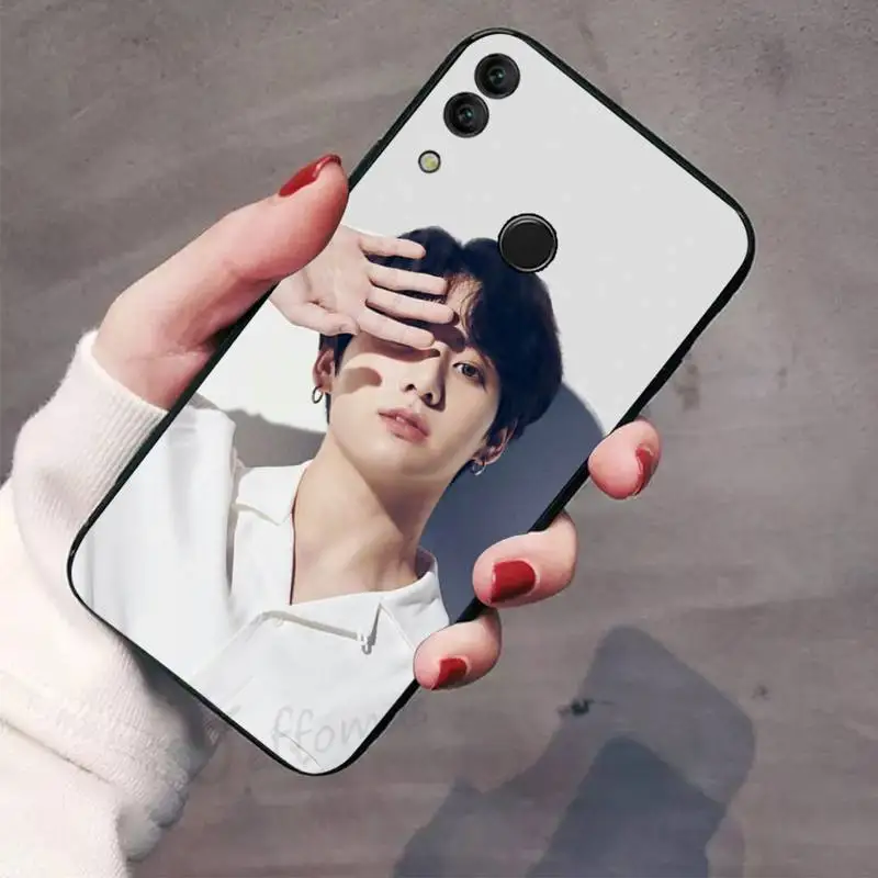 Jungkook Hàn Quốc Nam Ca Sĩ Mềm Điện Thoại Cover Dành Cho Huawei Honor Xem 7a5.45inch 7c5.7inch 8x 8a 8c 9 9X10 20 10i 20i Lite Pro huawei snorkeling case