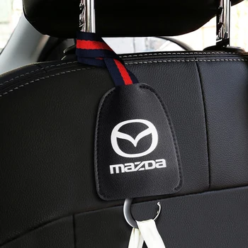 

Leather Car Seat Back Hook Up Car Headrest Hanger Bag Hook For MAZDA ATENZA Axela 2 3 CX6 CX-5 CX4 CX3 MX-5 CX-9 CX-8 2019 2015
