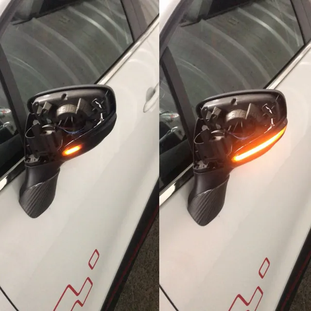 Specchio Indicatore LED Dinamico Per Renault Captur E Clio IV - Luce Sequenziale, Plug & Play, Impermeabile - Foto 2