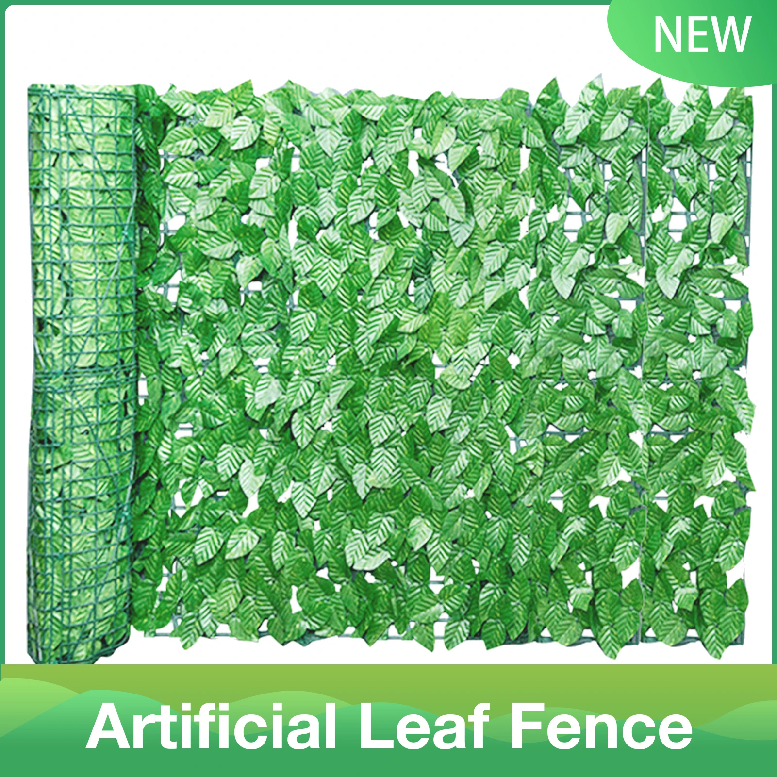 Artificial Leaf Fence Screening Roll Uv Fade Protection Privacy Hedging Wall Landscaping Fence Balcony Screen Garden Decoration Fencing Trellis Gates Aliexpress