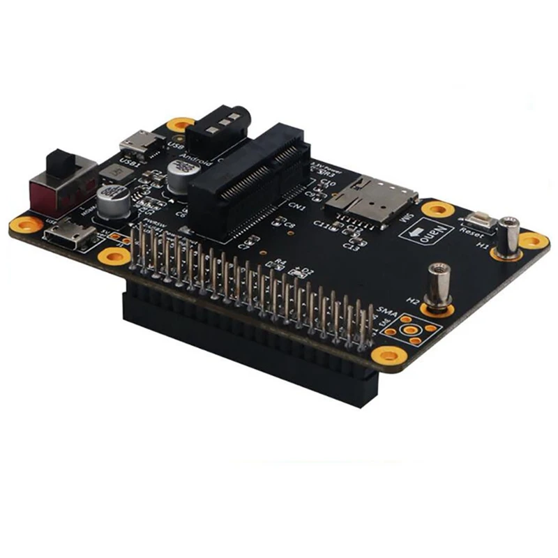 Сетевой адаптер 3G 4G LTE Base HAT Mini PCIE для Raspberry Asus Tinker Board Samsung ARTIK Rock64 Media | Компьютеры и