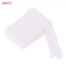 100 шт. одноразовые Чай сумки шнурок Пустой Ароматические Чай сумки исцелить печать фильтр Бумага для травяной листовой чай 8x10 см 448B