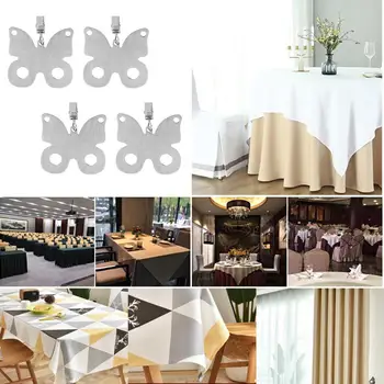 

Set of 4 Stainless Steel Multiple Shaped Table Cover Tablecloth Weights