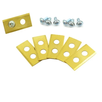 

36X18X0.9MM Robot Mower Replacement Blade with 2 Holes Anti-Rust Durable Mower Cutter for Worx Landroid 30 Pcs