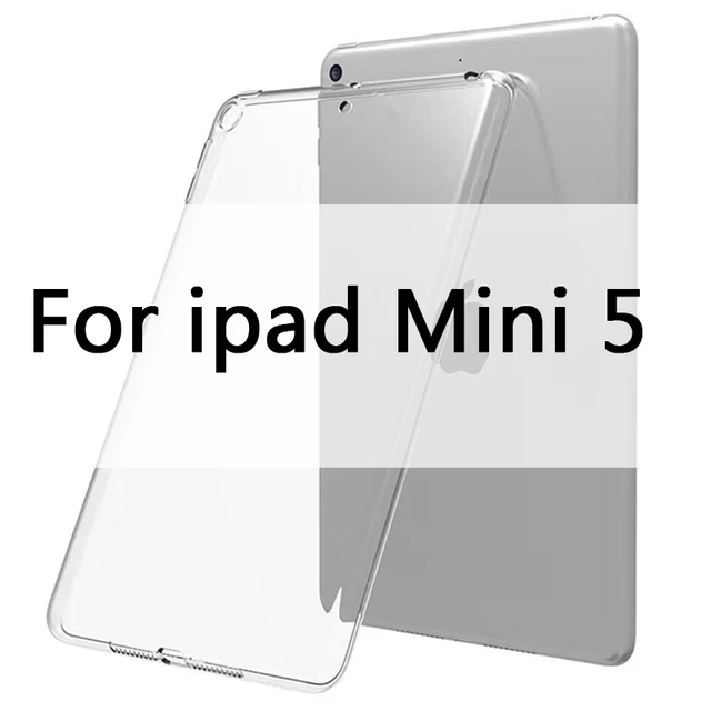 Case For iPad 10.2 2019 MiNi 2 3 4 5 TPU Transparent Silicone Shockproof Cover For New iPad 2017 2018 Pro 10.5 Air 1 2 Back Case For MiNi 5