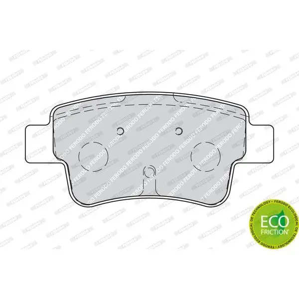 Колодки дисковые з.\ Opel Corsa D 1.0-1.4/1.3CDTi/1.7CDTi 06 FER