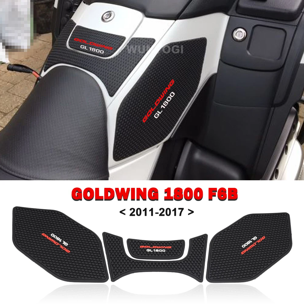 Fuel Tank Pad For HONDA GOLDWING 1800 GL1800 F6B 2011-2017 Anti-slip Tank Sticker Protection Knee Pad Stickers Traction Pad