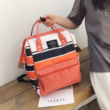 Горячая Распродажа! Сумка для подгузников через плечо, стиль, корейский стиль, в полоску, большая вместительность, ультра-светильник, практичная сумка для подгузников