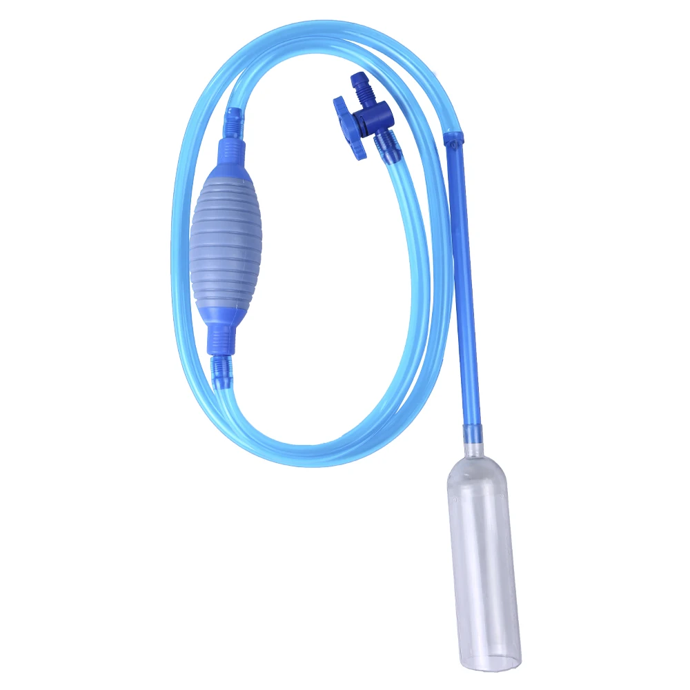 Aquarium Cleaner Tool Siphon Gravel Suction Pipe Filter for Fish Tank, Vacuum Water Change Pump Tools for Fish Tank Aquarium