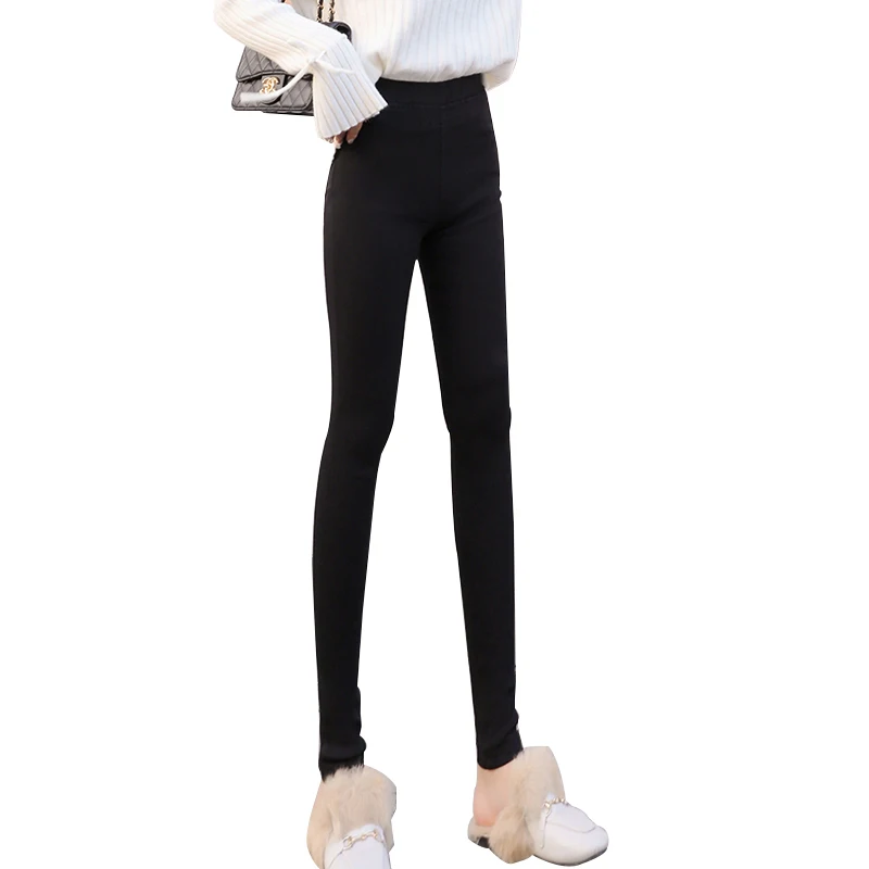 

Spring And Autumn 2020 New Korean High Waisted Leggings Women's Tight Waist Pants Pencil Long Female Pants