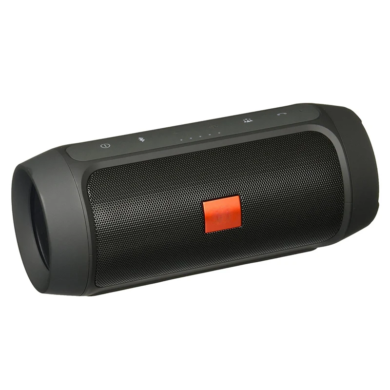 Черный Профессиональный водонепроницаемый открытый HIFI Колонка беспроводной Bluetooth динамик сабвуфер, адаптер-звукосниматель с фонариком Поддержка FM радио TF - Цвет: Черный