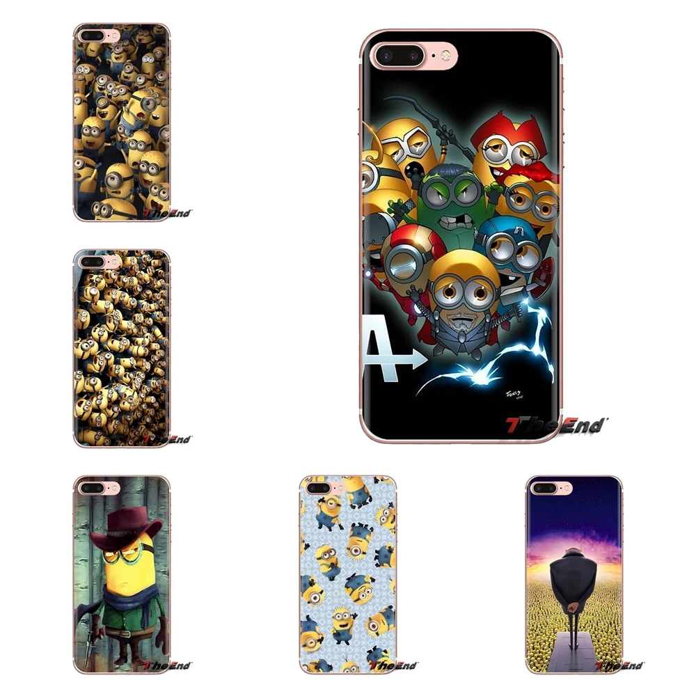 Чехол для iPhone XS Max XR X 4 4s 5 5S 5C SE 6 6S 7 8 Plus samsung Galaxy J1 J3 J5 J7 A3 A5 Гадкий я ГРУ Миньоны с