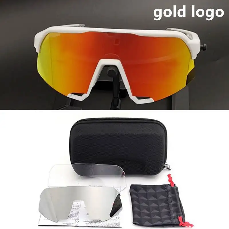 New Outdoor Sports Cycling Glasses photochormism Mountain Bike Cycling Goggles TR90 Peter Men Cycling Sunglasses UV400 3 lens