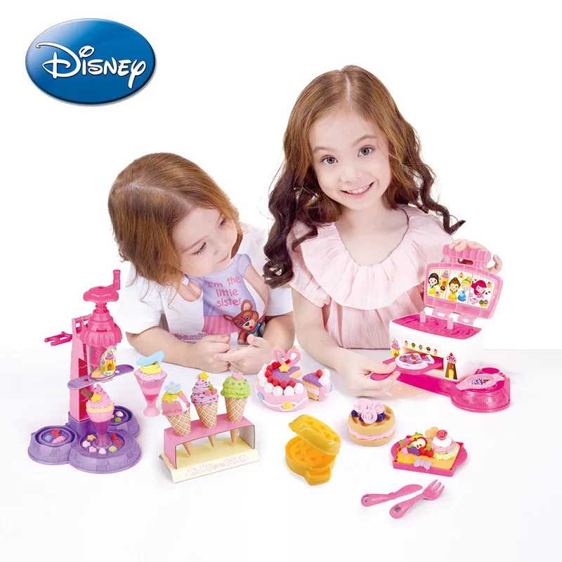 

Disney Toy Ultra-Light Clay Princess Ice Cream Modeling Colored Clay Plasticene Mould Toy