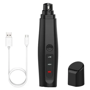 

Usb Charging Dog Nail Grinders Rechargeable Pet Nail Clippers Quiet Electric Dog Cat Paws Nail Grooming Trimmer Sets
