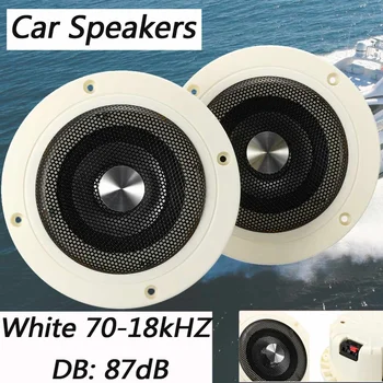 

2pcs/set Waterproof Marine Stereo Audio Speakers For Boat ATV UTV Wall Mount Ceiling Speakers Indoor Outdoor music player