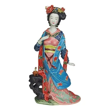 

Chinese Style Four Beauties Diau Charn Statue Ceramics Antiquity Figure Statue Classical Lady Sculpture Crafts Home Decor R3306