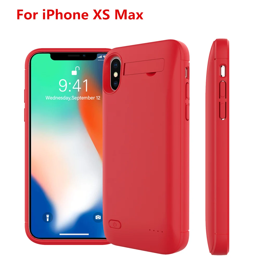For iPhone XS Max For iPhone 11 11 Pro 11 Pro Max 5 5S SE 5SE 6 6s 7 8 Plus Xr X Xs Max Battery Charger Case 4000mAh Power Bank Battery Case Coque - Цвет: For iPhone XS Max