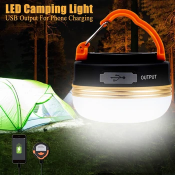 

Portable 3 Mode USB Charging Camping Lights Phone Charging 5 LED Outdoor Tents Light Emergency Flashlight Magnet For Camping