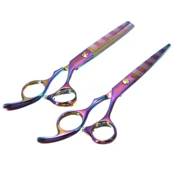 

Kit Professional Tool Stainless Steel Barber Salon Hairdressing Thinning Cutting Styling Barbershop Hair Scissors Set With Comb