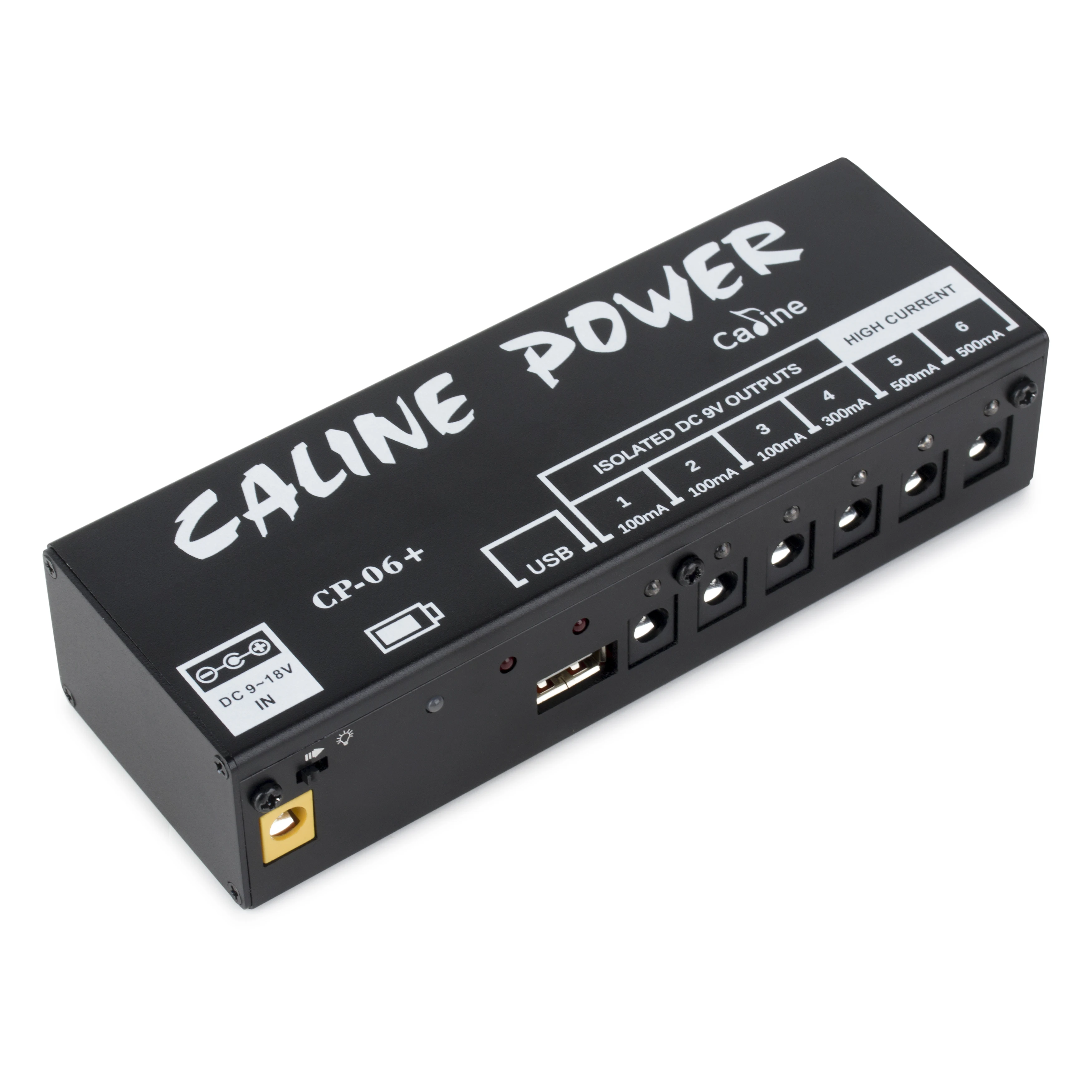 Caline CP-06+ Портативный Эффект педали Электропитание гитара 5 часов выполнения наружная перезаряжаемая 6 изолированный выход питания
