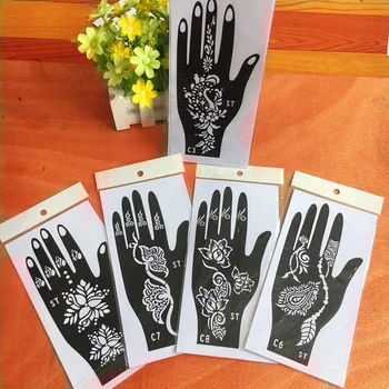

Henna Template Tattoo (16 Photos) Self-Adhesive Beautiful Body Art Template