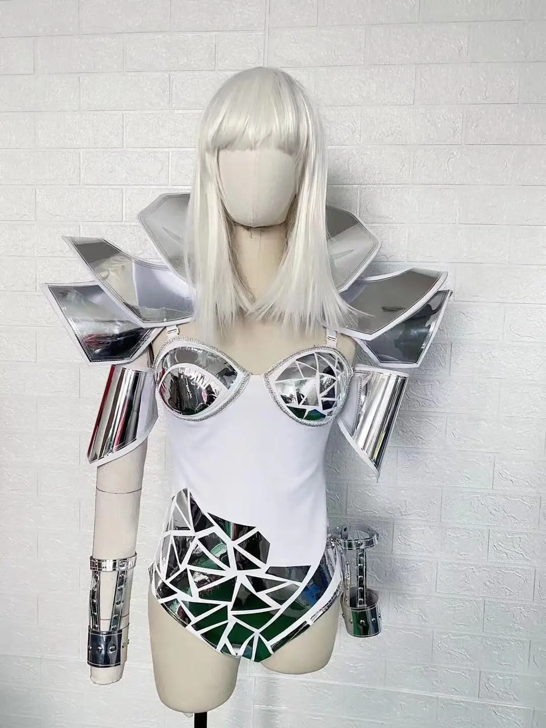 

Танцевальная одежда для выступлений, сексуальная женская одежда с блестками для сцены, одежда для ночного клуба, бара, певицы, ГОГО, танцевальный костюм, комплект