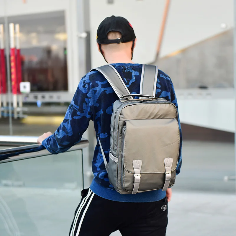 

Oxford cloth backpack Korean laptop bag backpack backpack men's