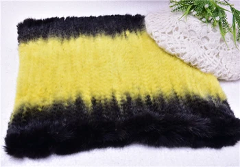 

Ladies women warm fashion short real fur fashion sweet thicken twitter muffler sweater mujer scarf