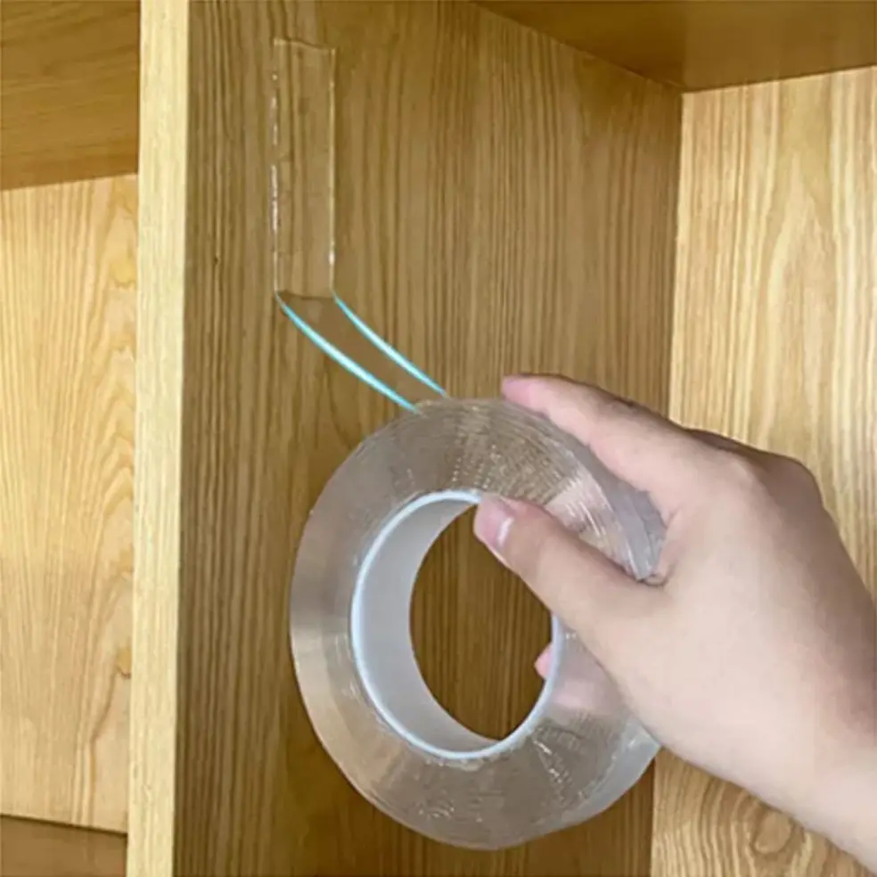 Nano Transparent Double-sided Tape Is Firmly Pasted, Waterproof, High Temperature Resistant Reusable.It Is A Good Helper In Life