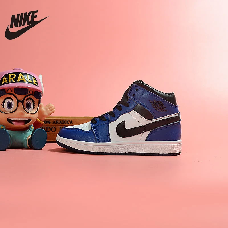 Оригинальная детская спортивная обувь Nike Air Jordan 1 AJ1 Баскетбольная 26-35 | Спорт и